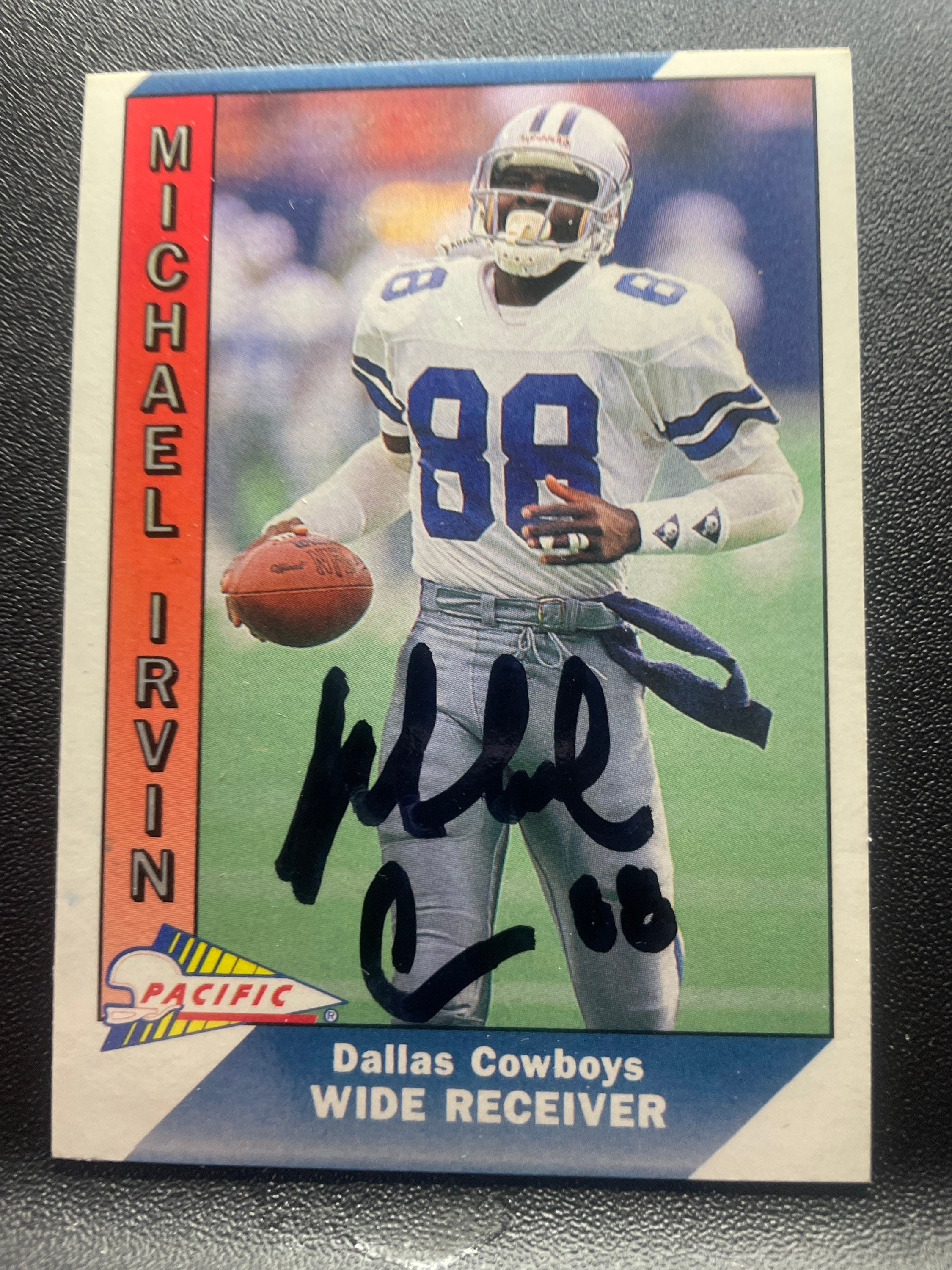 Michael Irvin Autographed Card - Etsy