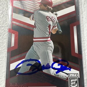 Cartão de autógrafo de Pete Rose