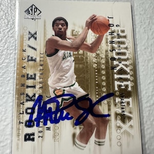 Magic Johnson Autogrammkarte