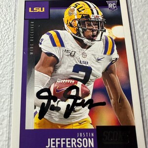 Handtekeningkaart Justin Jefferson