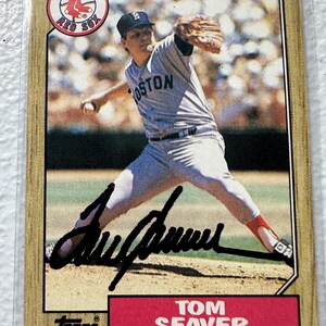 Tom Seaver Autogrammkarte