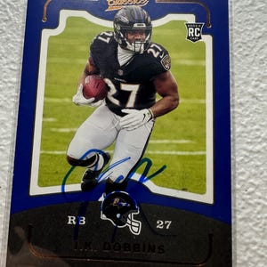 J.K. Dobbins Autogrammkarte