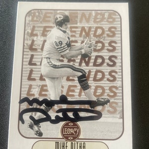 Mike Ditha autogrammierte Karte
