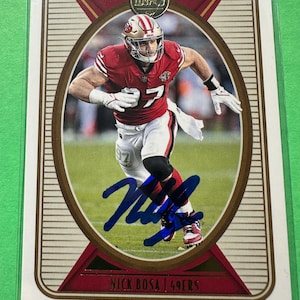 Nick Bosa Autogrammkarte