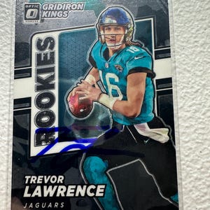 Cartão de autógrafo de Trevor Lawrence
