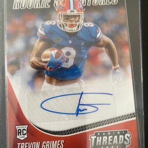 Cartão autografado de Trevino Grimes