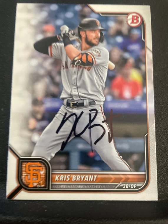 Kris Bryant Autographed Card 