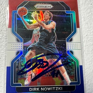 Dirk Nowitzki Autogrammkarte