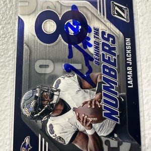 Lamar Jackson Autogrammkarte