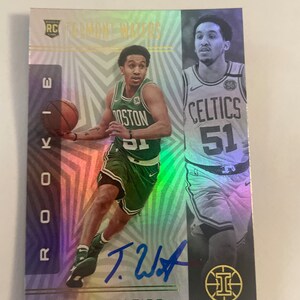 Tremont Waters Rookie Autogrammkarte