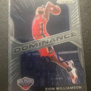 Zion Williamson Autogrammkarte