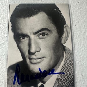 Tarjeta autógrafa del paquete Gregory