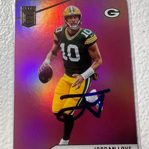 Tarjeta de autógrafos de Jordan Love