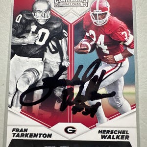 Carte autographe Herschel Walker