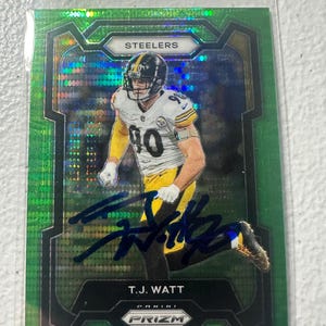 Tarjeta autógrafa de T J Watt
