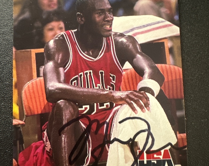 get michael jordan autograph