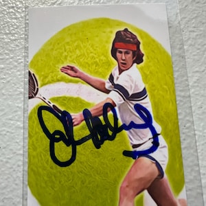 Carte autographe de John McEnroe