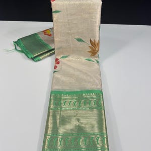 Indian Onam saree ,soft kanchi pattu saree festive wear ,Indian saree kanchipuram saree beautiful big border sarees .wedding wear