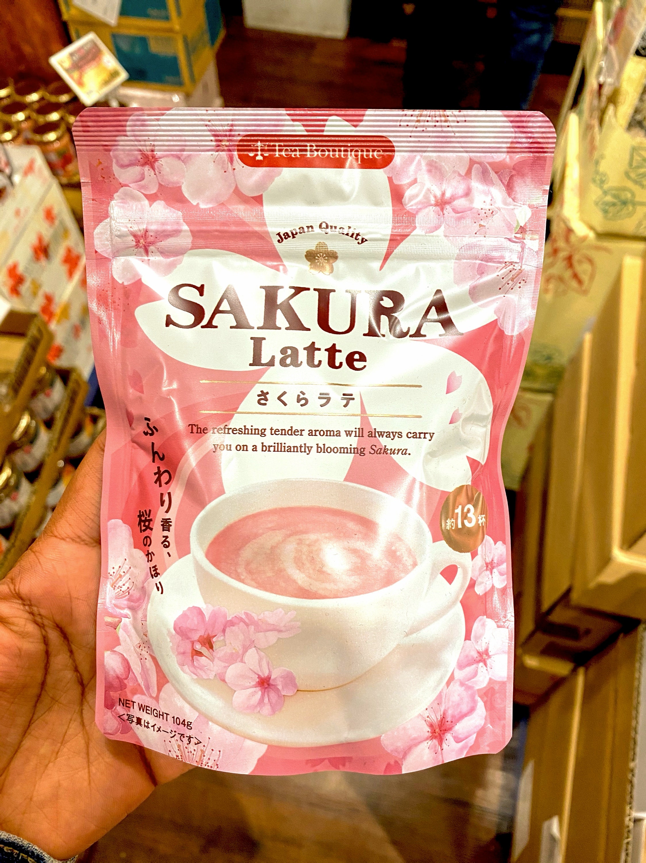 Sakura Latte Sakura Tea Etsy Uk