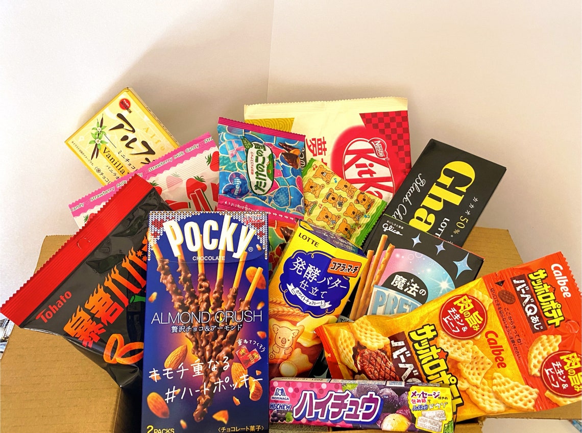 28 Piece Japanese Snack Box Etsy