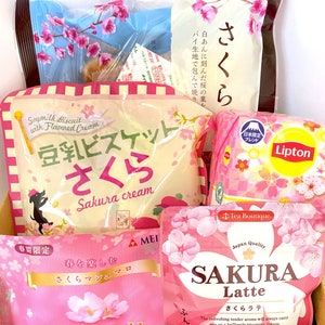 桜風味のスナック、桜茶、桜ラテ、桜ギフトボックス、誕生日プレゼント、日本の桜、桜風味