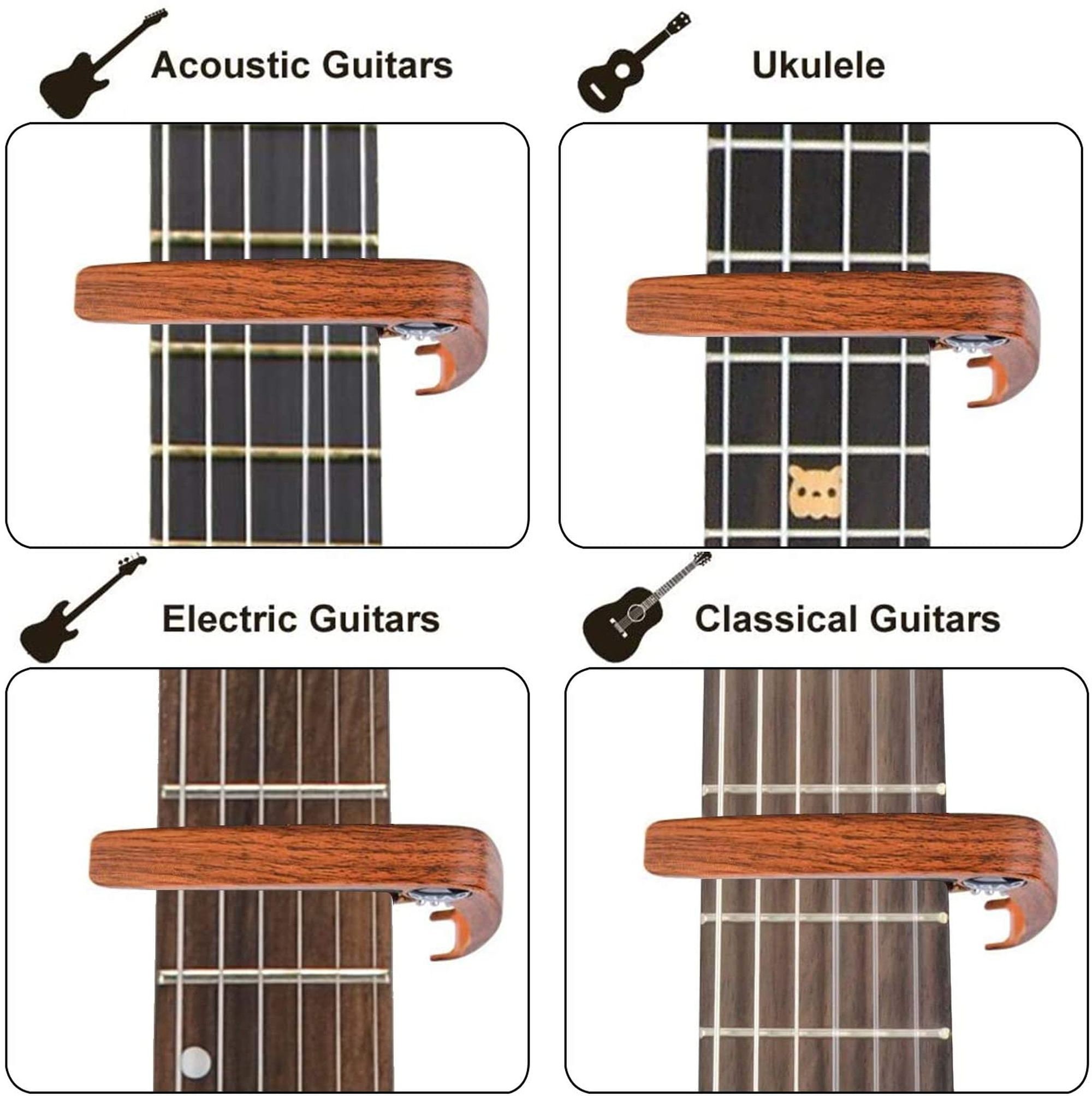 Personalized Guitar Capo Engraved Your Words Custom Etsy