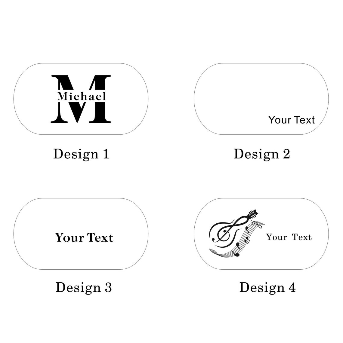 Personalized Engrave Guitar Pick Case Custom Picks Plectrum Etsy