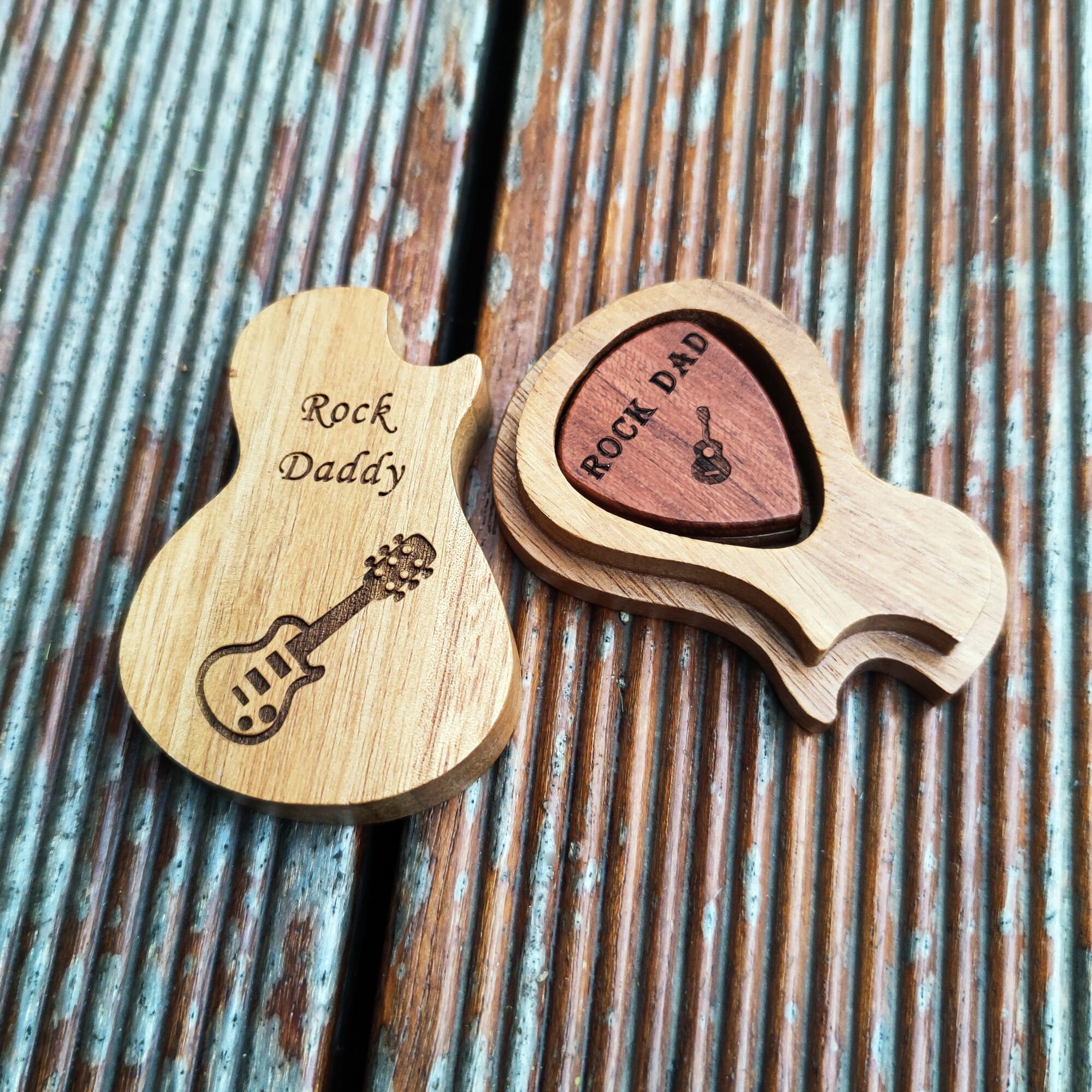 Personalized Guitar Pick Box Engraved Guitar Pick Case Etsy