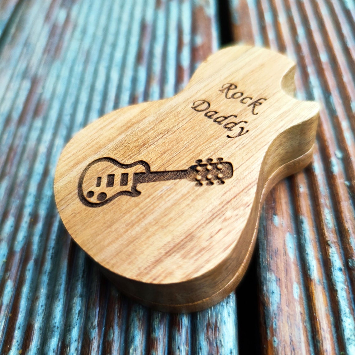 Personalized Guitar Pick Box Engraved Guitar Pick Case Etsy