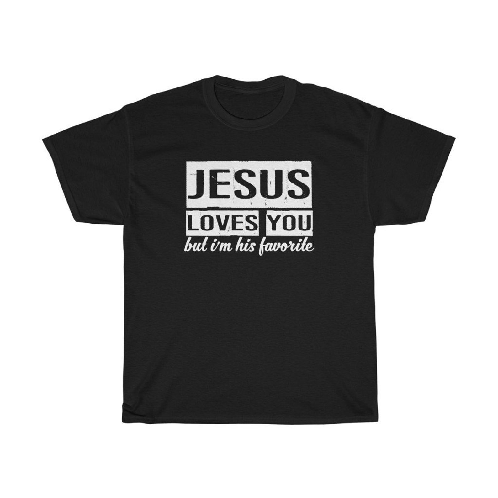 Jesus Loves You unsex tshirt T-shirt for Jesus love | Etsy