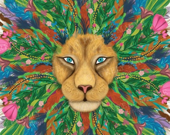 Wildflower King Art Print | Digital Download
