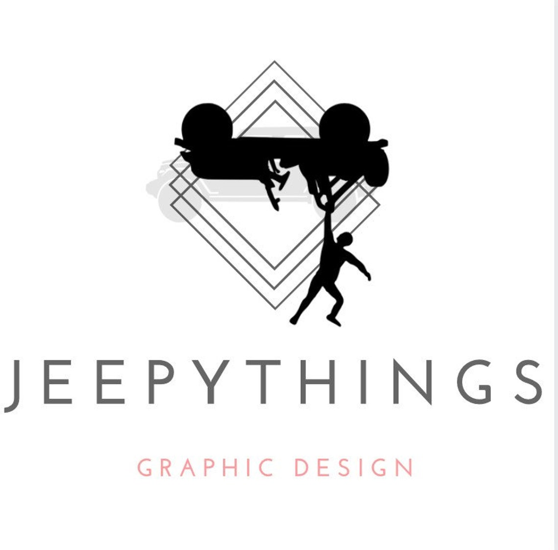 For Jeep CJ Hanging Man Upside Down Easter Egg Decal Etsy