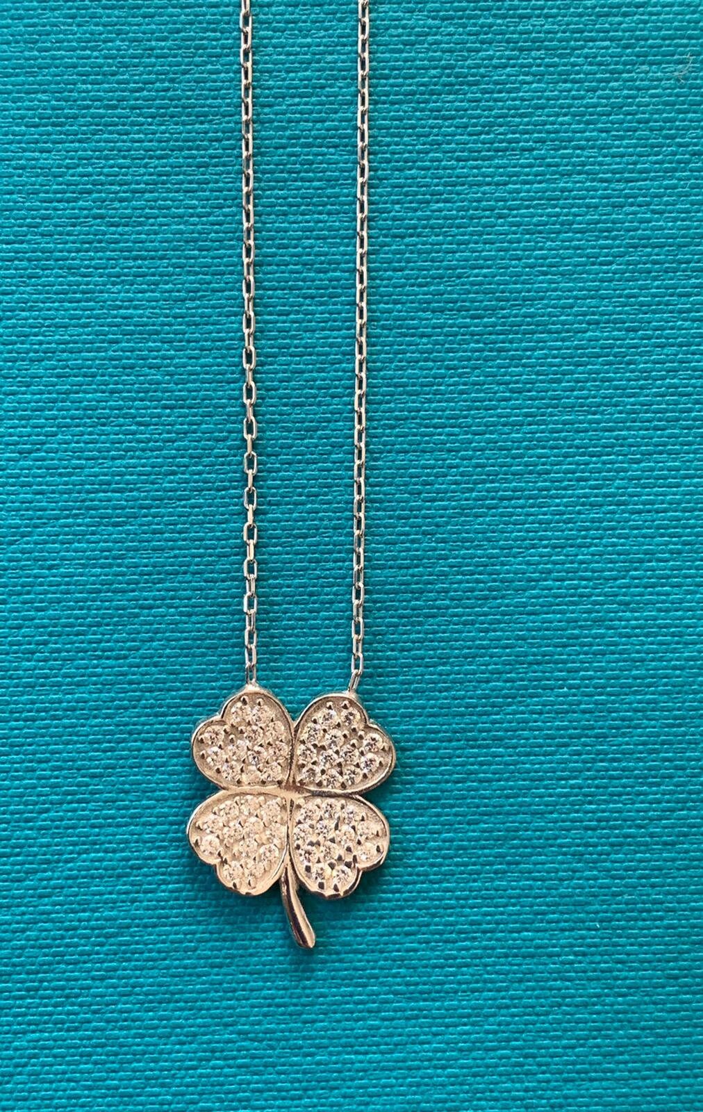 Clover Necklace Four Leaf Clover Necklace Best Friend Gift Good Luck
