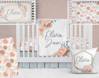 custom crib bedding etsy