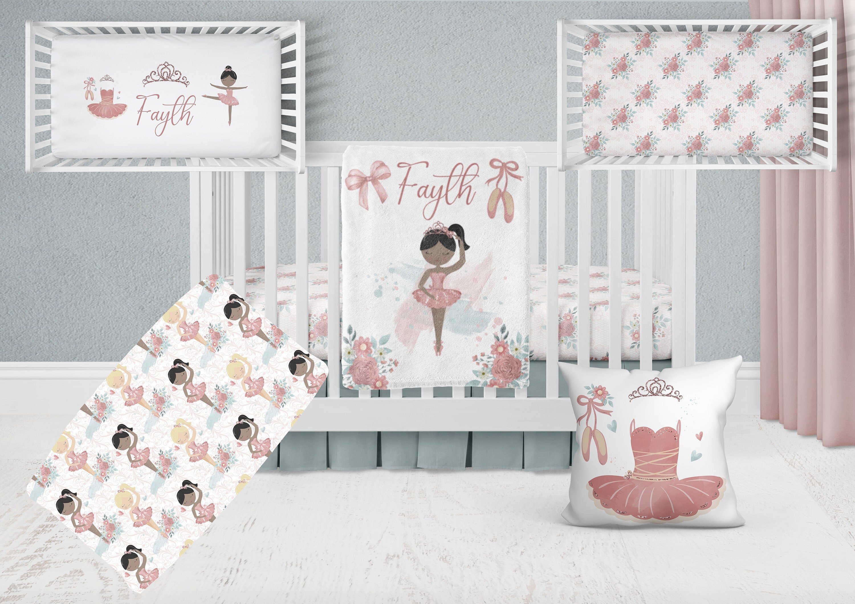 Ballerina crib bedding hotsell