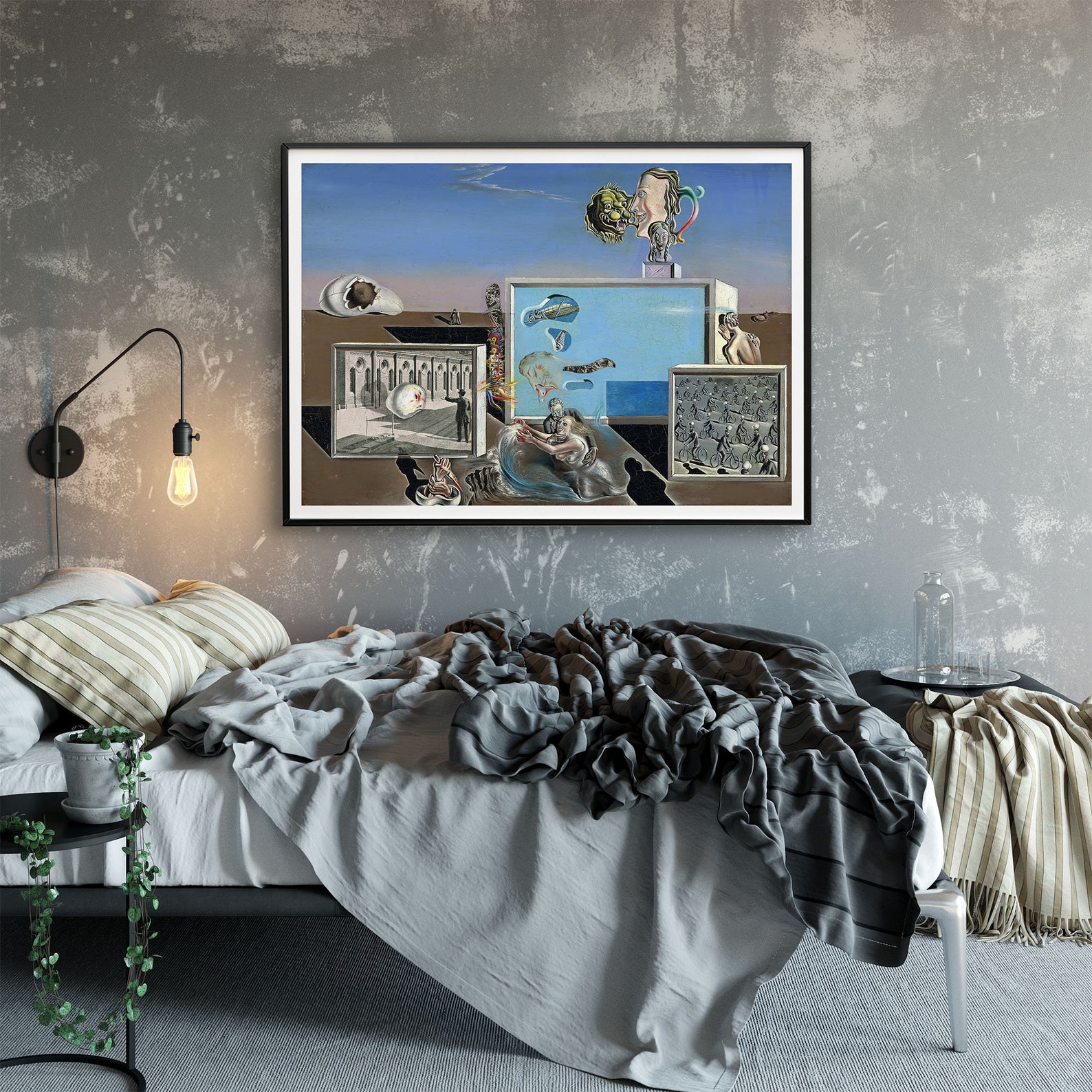 Salvador Dali Illumined Pleasures 1929 Abstract Art Fine Etsy