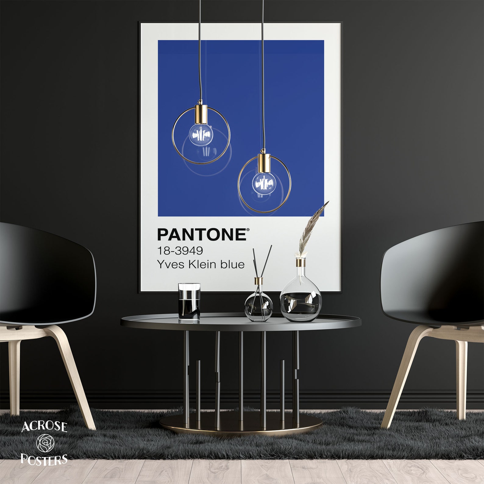 Yves Klein Pantone Yves Klein blue 183949 Premium Posters Etsy