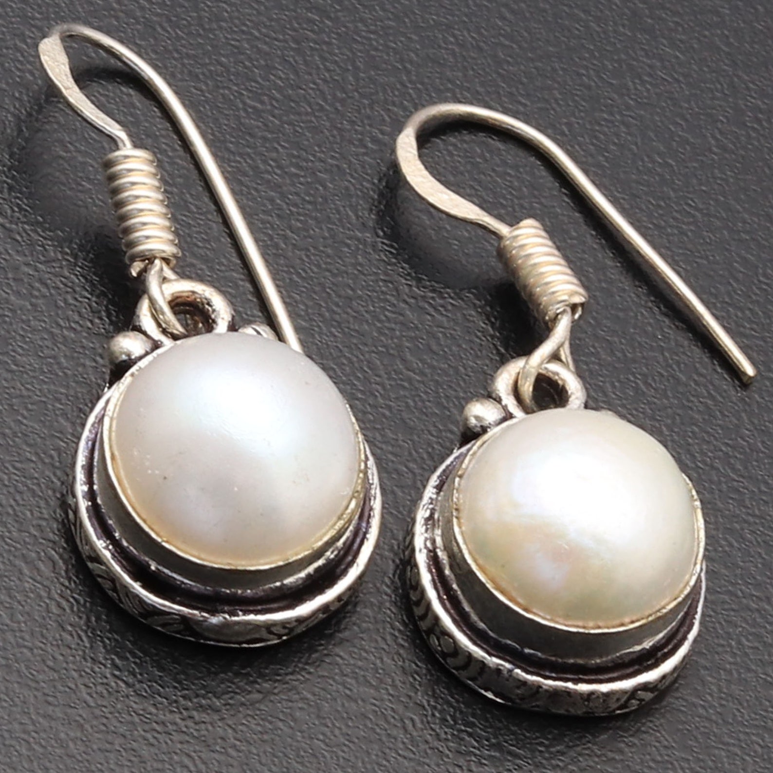 Pearl Earrings Jewellery Woman Earrings Gemstone Earrings Etsy