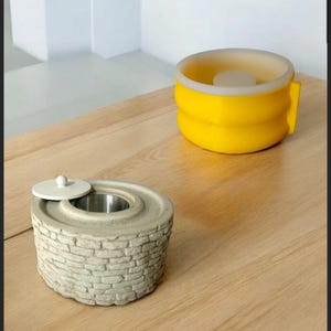 fireplace silicone mold model Desktop Fire Pit Mold - Fireplace Mold - Add your personalization with your logo or text