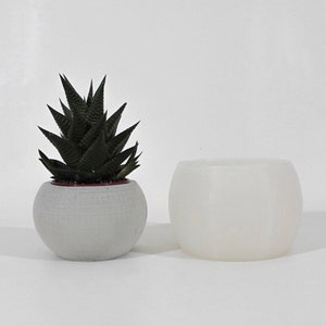 Model S5 Silicone Mold  Concrete flower pot mould, Silicone mold for concrete planter, Silicone concrete mold,Geometric pot