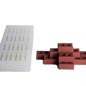 Mini Cinder Blocks Made of Cement Premium Quality 1:12 Scale, Perfect for  Scale Diorama Supplies, Unique Gifts for Men, Desk Toy 