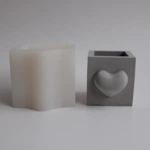 Model S2 Silicone Mold  Concrete flower pot mould, Silicone mold for concrete planter, Silicone concrete mold,Geometric pot