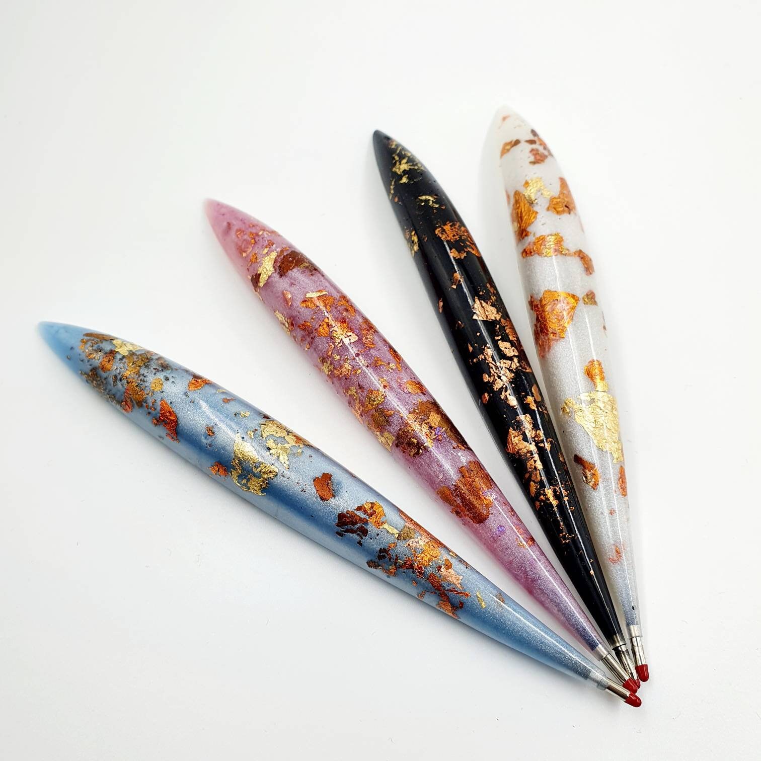 Handmade Resin Pen Ballpoint Pen in Pink Black or White Etsy