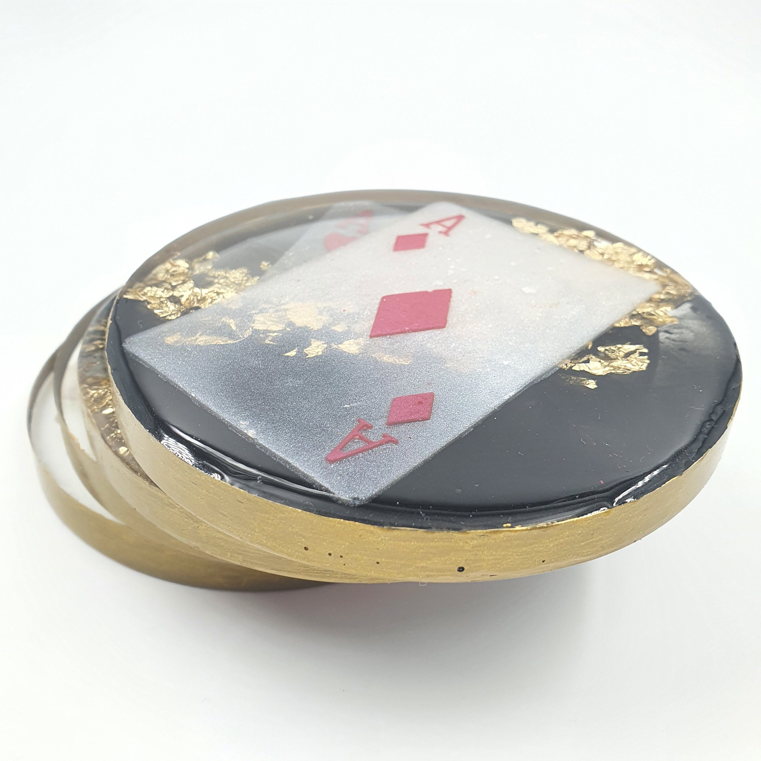 Unique Resin Coasters Playing Cards Coasters Coasters Set of Etsy Denmark