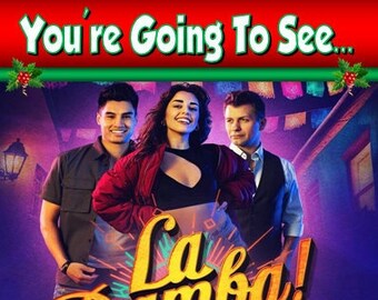 You're going to see La Bamba The Musical Personalised Christmas Xmas Card, Any Name - thick, glossy, unique card for gifting tickets!!