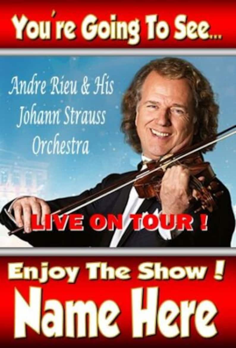 You're Going to See Andre Rieu & His Orchestra - Personalised Birthday ...