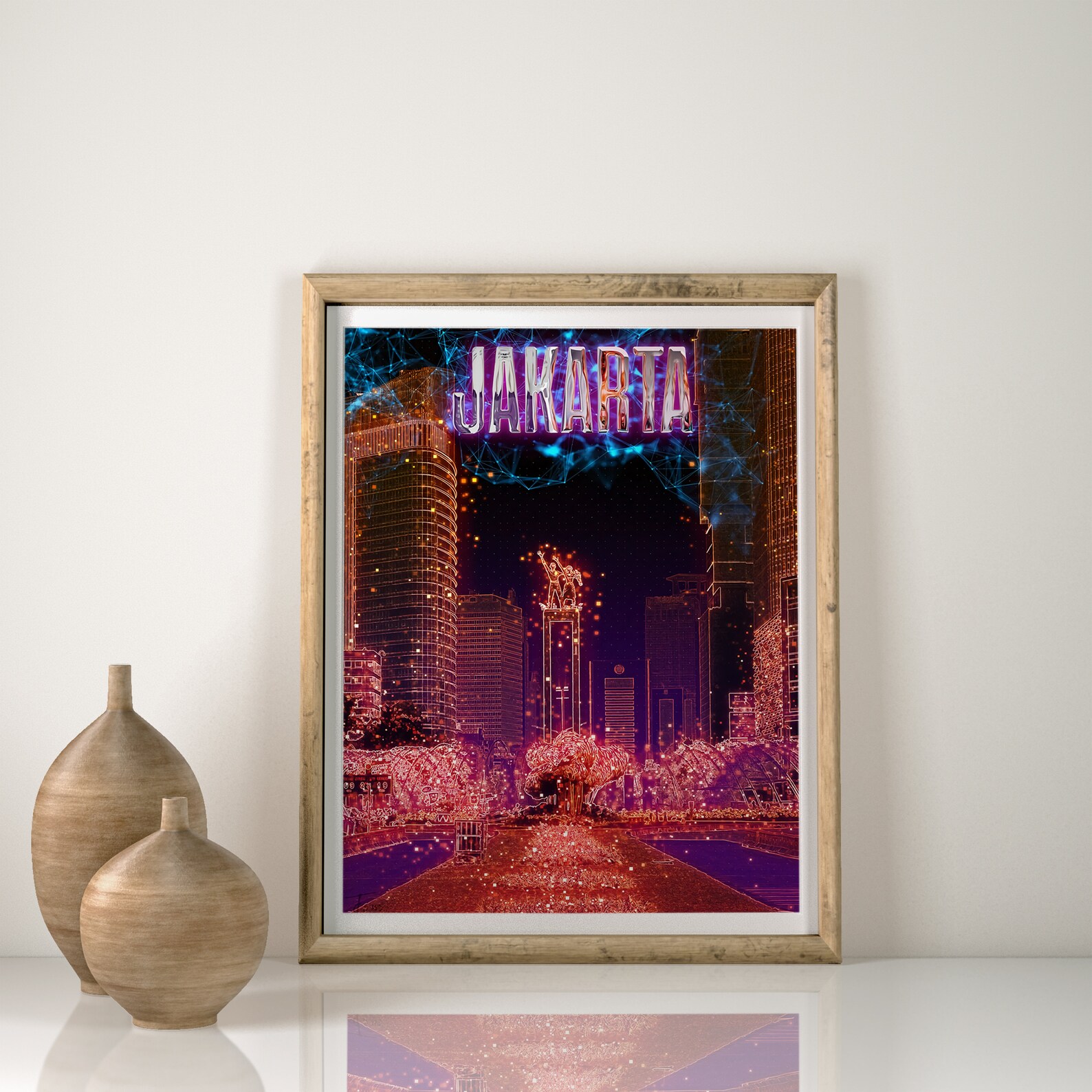 Jakarta Poster Print Art Art Poster House Warming Etsy