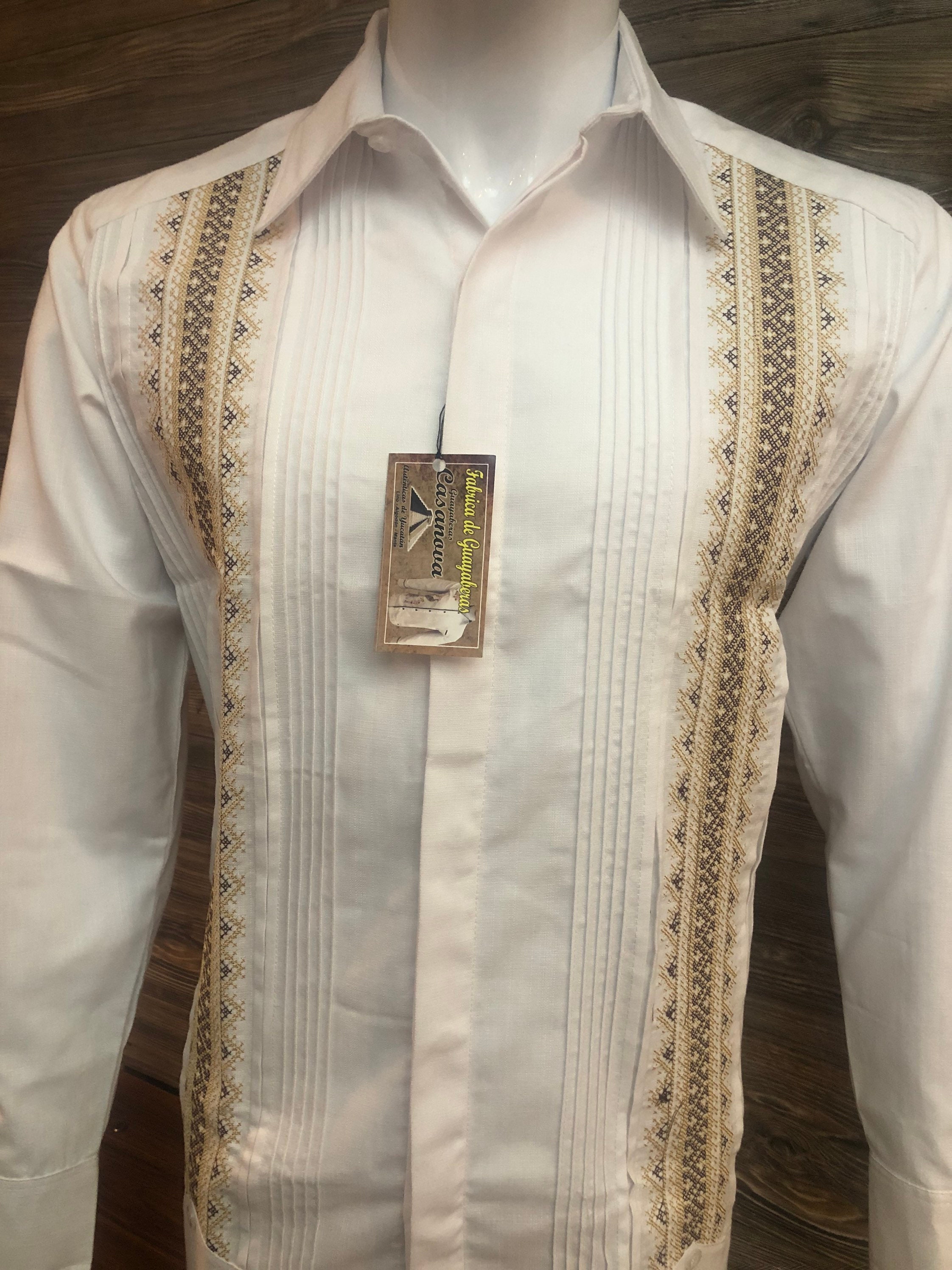 Mens Mexican Guayabera Wedding Dress 