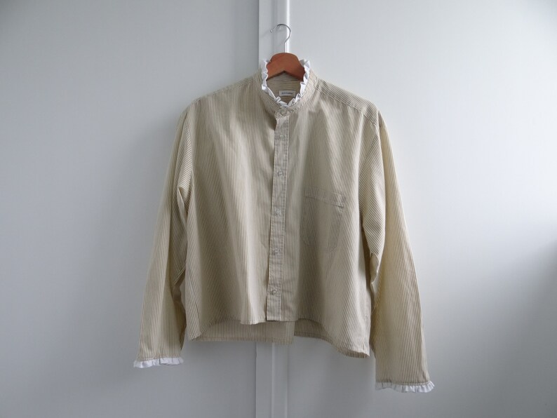 Upcycled shirt / Shirt / Blouse / Clothing / Upcycling / Kootanna / French designer image 2