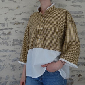 Upcycling-Shirt / Hemd / Bluse / Kleidung / Upcycling / Kootanna / Französischer Designer Bild 3